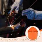 10 Pack Pipe Saddle Template, Precision Pipe Saddle Template Cutting Guide - Image 6