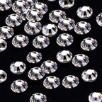 Onwon 1440 Pieces SS16 / 4mm Clear Crystal Flat Back Brilliant Round - Image 2