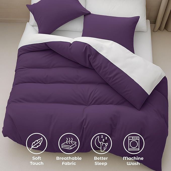 Pure Bedding Duvet Cover Twin/Twin XL Size - Image 4