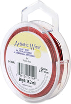 Artistic Wire, 24 Gauge Tarnish Resistant Colored Copper Craft Wire, 20 yd by Unknown