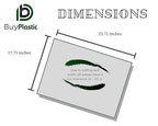 BuyPlastic L-043 Yellow Transparent Fluorescent Colored Acrylic Plexiglass Sheet - Image 2