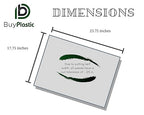 BuyPlastic L-116 Red Transparent Fluorescent Colored Acrylic Plexiglass Sheet - Image 2