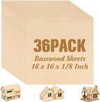Riakrum Basswood Sheets Plywood Board Unfinished Wood Boards by Riakrum