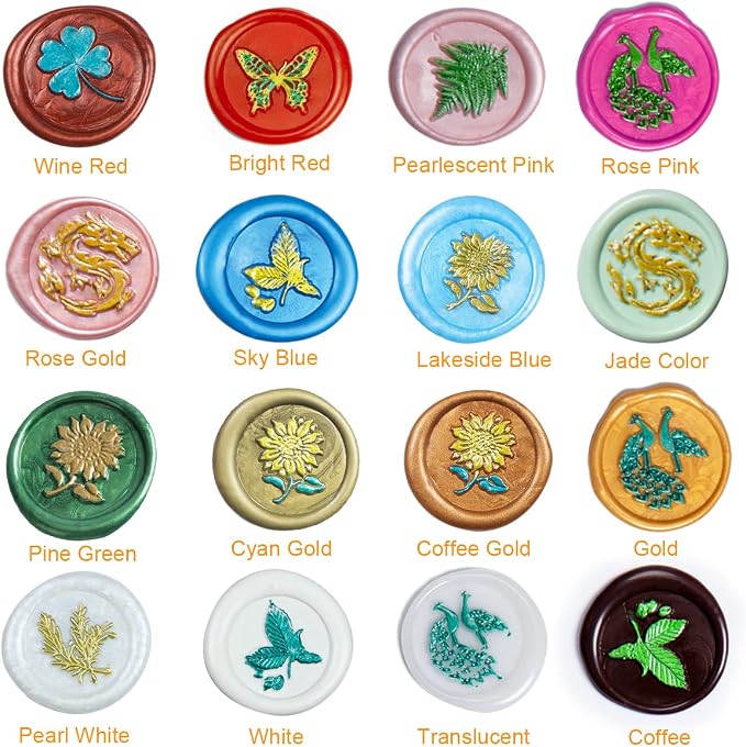 Wax Seal Stick, 15 Pieces Glue Gun Wax Seal Sticks - Image 5