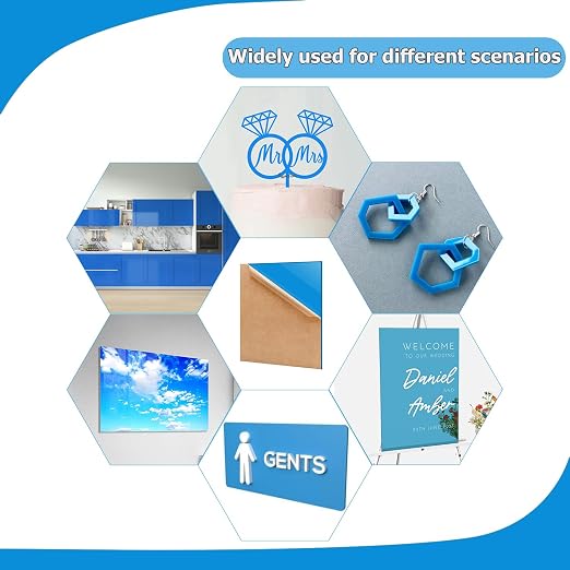 2 Pack 16'' x 20'' Opaque SkyBlue Acrylic Sheet, 3mm Thick Acrylic Plastic - Image 6