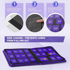 Premium Card Binder 12 Pocket for 720 Pockets Trading Card Binder, PU Zipper - Image 4