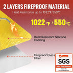 Wire Heat Shield Wrap for Car Hose Lines, 1-1/4" I.D. x 10FT, - Image 3
