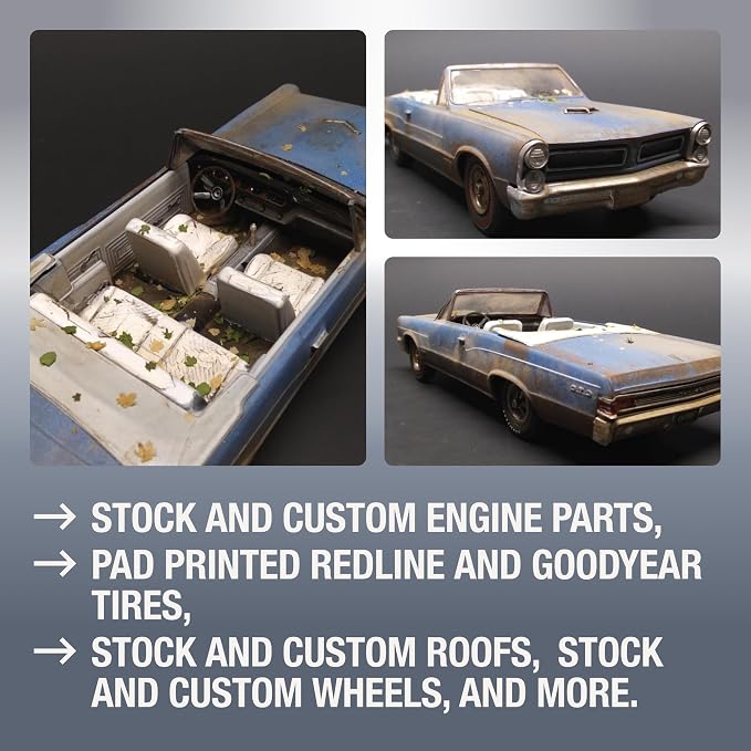AMT 1965 Pontiac GTO 2T 1/25th Scale Model Kit - Image 3