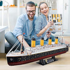 CubicFun Titanic 3D Model Ship Puzzle - Image 5