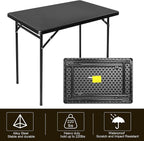 3ft Rectangular Folding Table, All-Occasion Plastic Event Table - Image 5