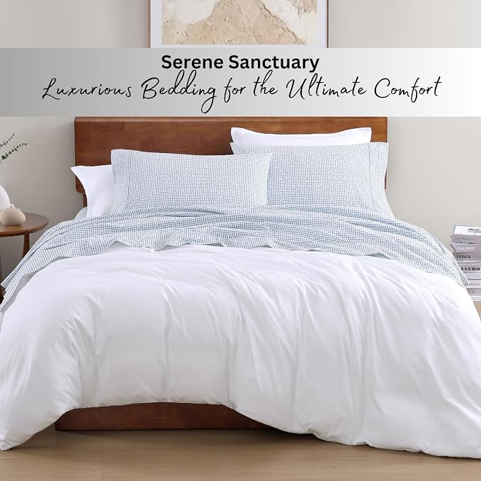 LANE LINEN 100% Organic Cotton Twin Sheets Set - Image 7