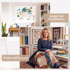 Buryeah 1 Pcs Quilt Design Wall Fabrics 60 in x 48 in - Image 5