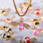 Bulk Gold Enamel Charms for Jewelry Making, Colorful Metal Charms Pendant for - Image 2