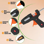 MONVICT 30W Mini Hot Glue Gun Kit, Fast Preheating Glue Gun，Storage Case | 20 - Image 2