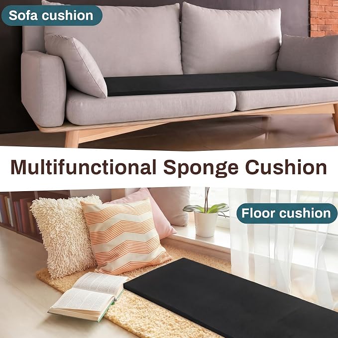 Frienda 1 Pack 118" x 60" x 0.5"Upholstery High Density Craft Sheets Cushion - Image 6