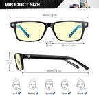 ANYLUV Blue Light Glasses Men Woman, Eye Strain Relief Eye Protection - Image 3