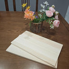 2PCS Rectangle Wood Boards Unfinished Wood Blocks - Image 6