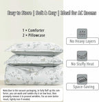 LEMIROE Floral Cotton Comforter Queen Size - Image 7