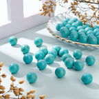 arricraft 50 Pcs Synthetic Turquoise Beads, 12mm Smooth Howlite Turquoise - Image 4