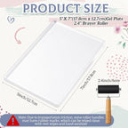 Fuyoooo 5" x 7" Gel Printing Plate Kit - Image 2