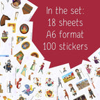 BulbaCraft 100Pcs Medieval Stickers - Image 2