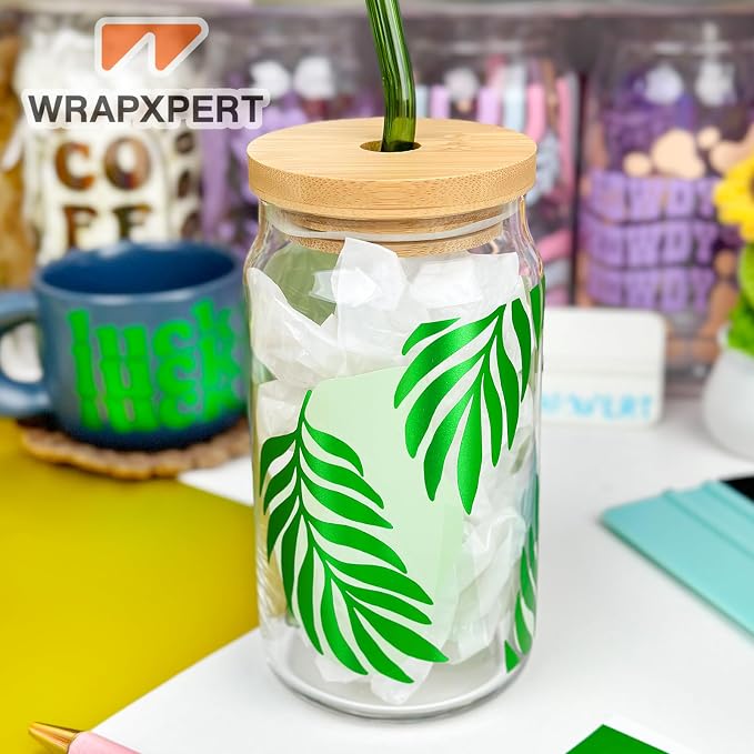 WRAPXPERT Metallic Green Permanent Vinyl, Home Decoration, Lime Green - Image 2
