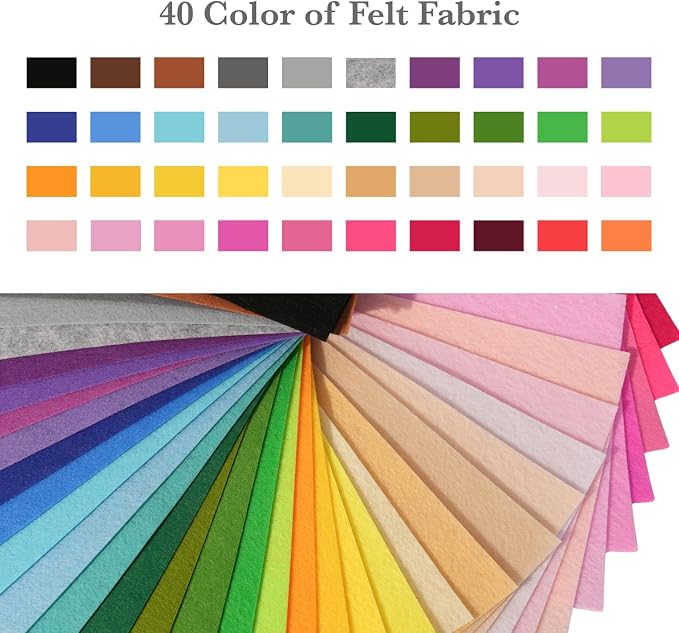 Phantomon 40 Colors Felt Sheets - Image 4