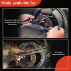 RAMATA Adjusting Brake Shoes and Installing Drum/Brake Resetting Gauge/Brake - Image 6