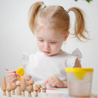 Kisangel 20pcs Mini Wood Mushrooms Wooden Trees Unpainted Little Pegs - Image 8