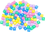 SmartDealsPro 100 Assorted D6 Mini Tiny Dice Game Dot Square Dice - Image 6