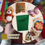 12 Pcs Felt Sheets, 7x11 Inch Stiff Felt - Image 4