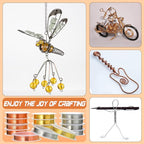 Mixweer 15 Pcs 5 Size Copper Wire 18 20 22 26 32 Gauge Tarnish Resistant - Image 5