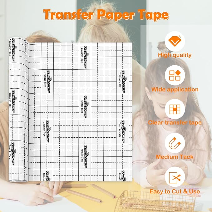 TECKWRAP Black Grid Transfer Tape - Image 2