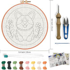 FREEBLOSS DIY Corgi Punch Needle Kit - Image 2