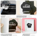 IModeur Matte Black Permanent Vinyl 36 Pack Permanent Vinyl Bundle - Image 3