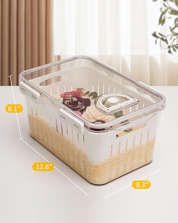 Wisedry 2PCS 10L Silica Gel Flower Drying Box, One Step Retrieve Dried Flowers - Image 7