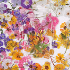 160 Pcs Transparent Flower Stickers - Image 4