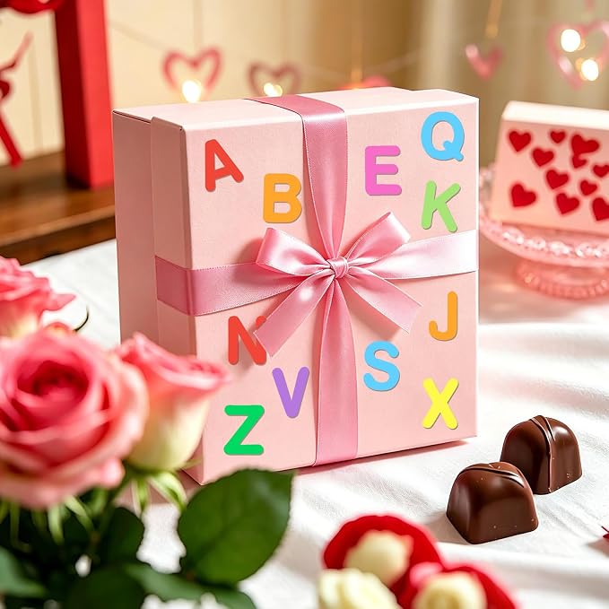 1312Pcs Foam Letter Stickers for Crafts 8Colors Self Adhesive Foam Stickers EVA - Image 7