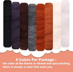 Wonvoc Needle Felting Wool 2.82 OZ, 8 Colors Wool Roving, Felting Wool Bulk - Image 3