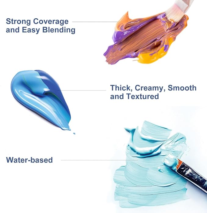 Artkey Acrylic Paint Set - Image 4