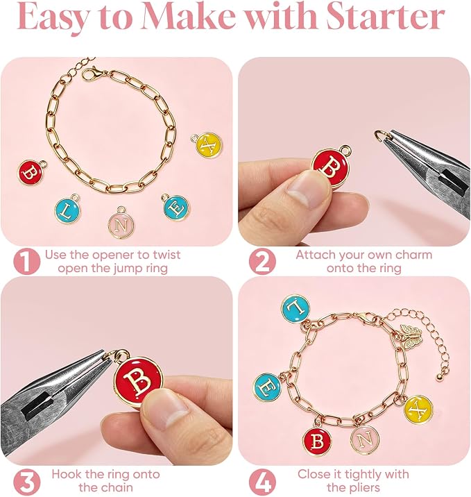 WDXIUE Friendship Bracelet Making Kit, DIY Jewelry Making Kit - Image 6