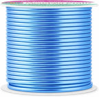 Mandala Crafts 13 Gauge Ice Blue Anodized Aluminum Craft Wire, 60 FT | Colored - Image 2