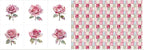 Cotton Fabric Panel – Single Continuous Patchwork Rose Panel, Featuring 6 by FabricsTown
