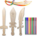 Le Shang 12 PCS Unfinished Wood Crafts, Spring Crafts by LeShang