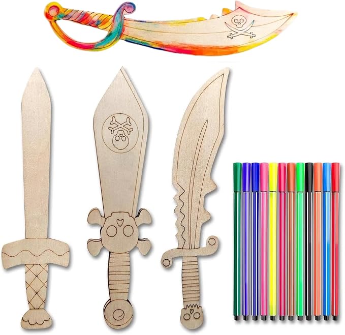 Le Shang 12 PCS Unfinished Wood Crafts, Spring Crafts by LeShang