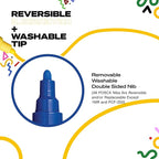 uni POSCA PC-5M Water-Based Paint Markers, Reversible Medium Tip, Cool Tone - Image 3