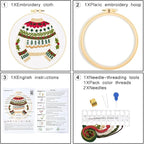 Crafmanoe Christmas Embroidery Kits - Image 6