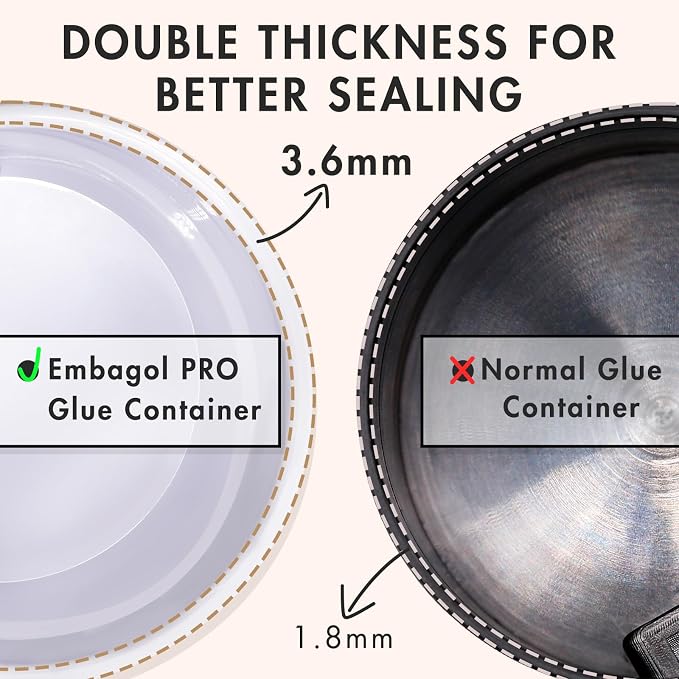 Eyelash Glue Storage Container Tank - Image 2