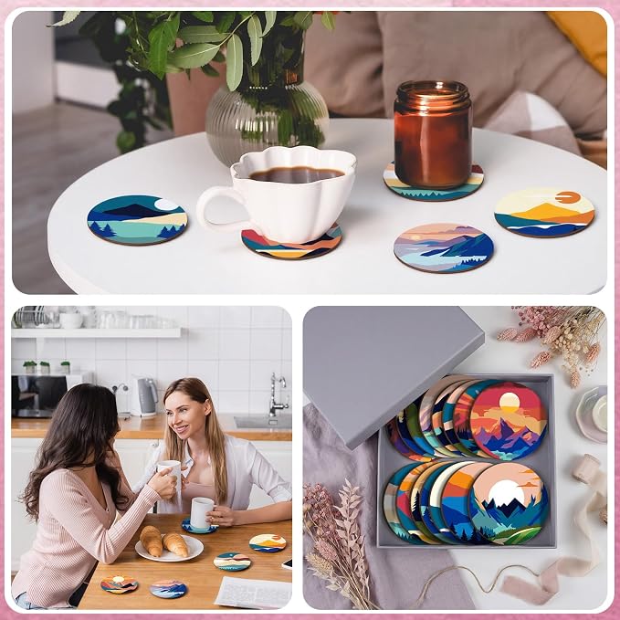 Reallnaive 16 Pcs Mountain Paint by Numbers Kit - Image 6