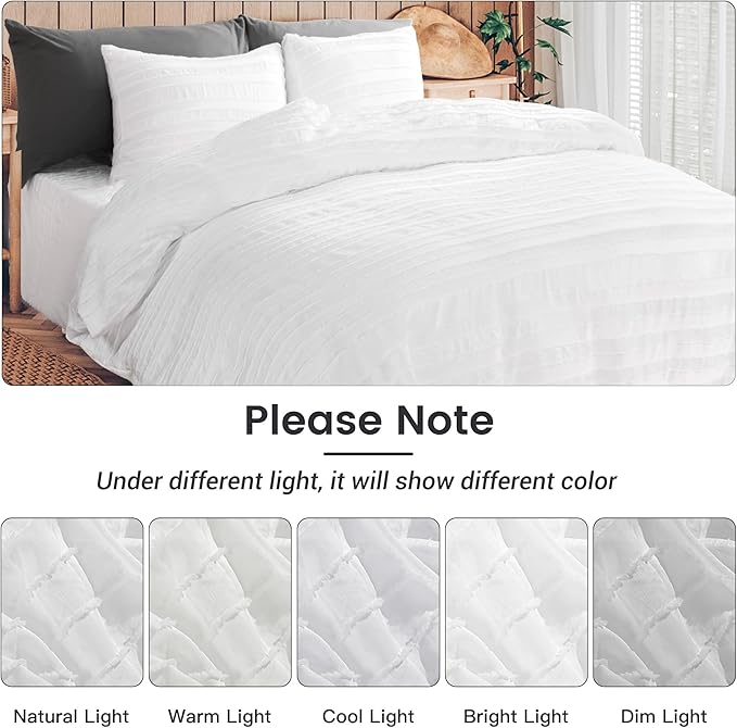 NEXHOME PRO Twin Duvet Cover, Soft and Lightweight 100% Washed 100% Washed - Image 5